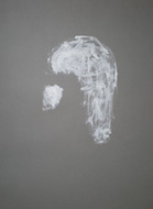 Head 3, oil on paper 50 x 65 cm, 2012